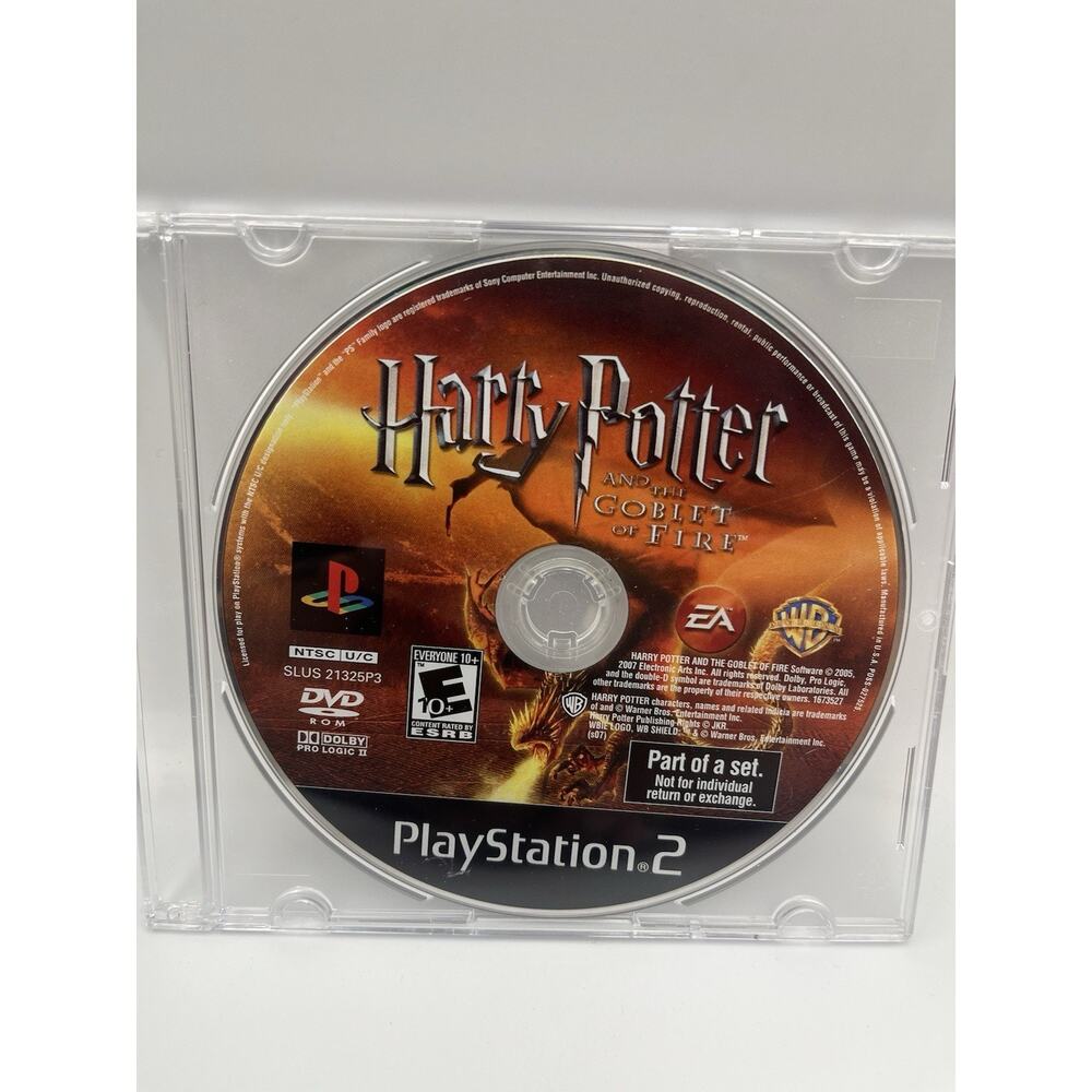 Harry Potter and the Goblet of Fire PS2 Disc Only Working Clean